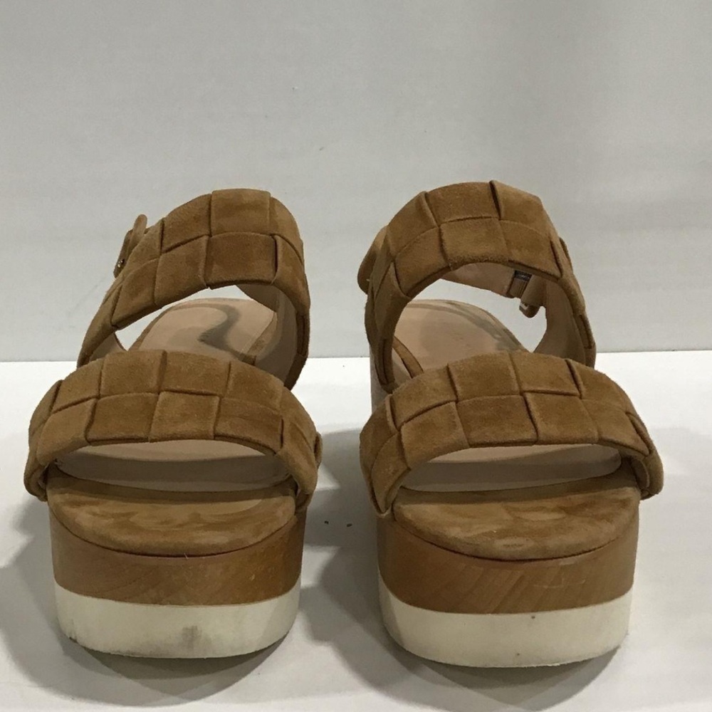 Women’s Veronica Beard Tan Suede Platform Sandals Size 8M